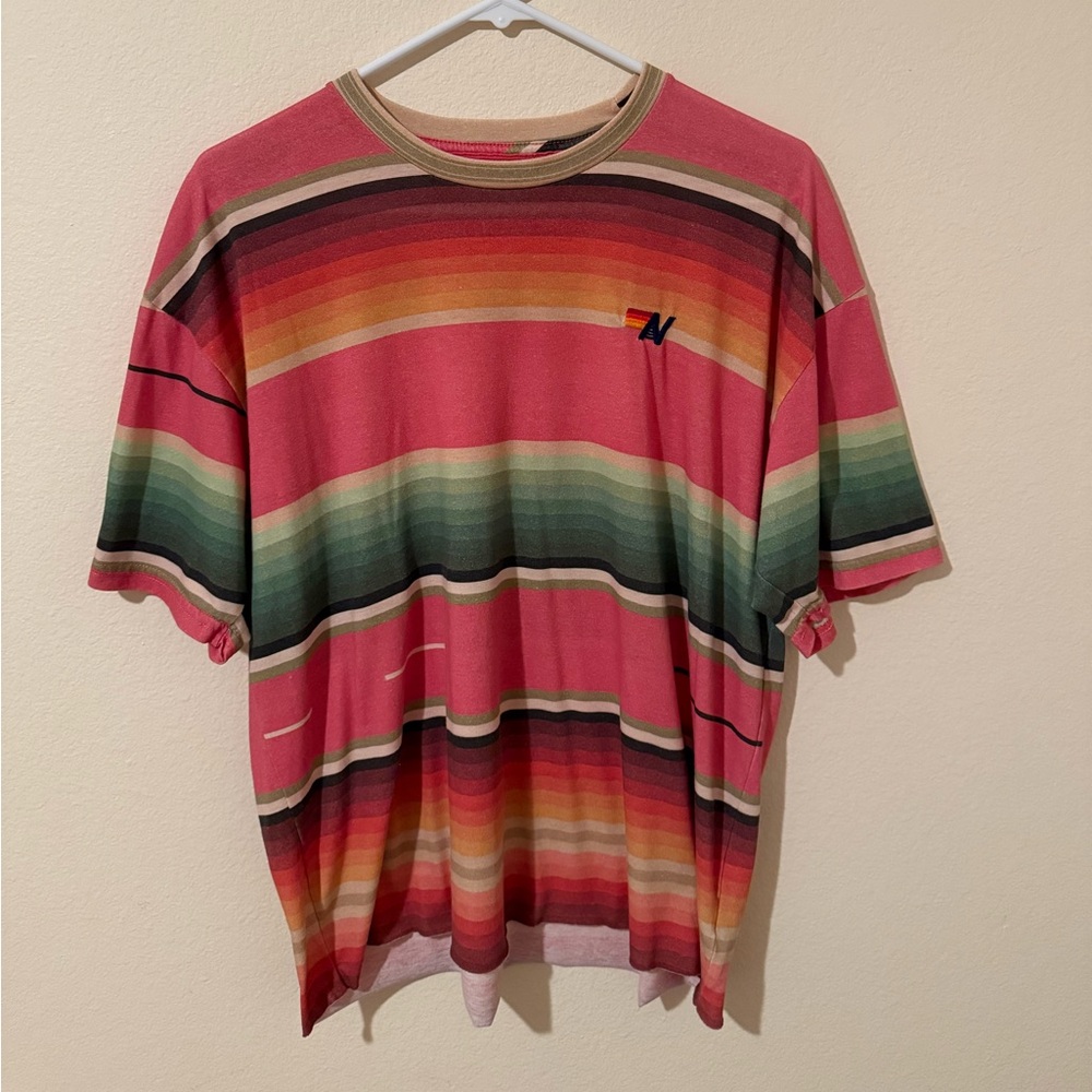 XL Aviator Nation Serape Print Short Sleeve Tee